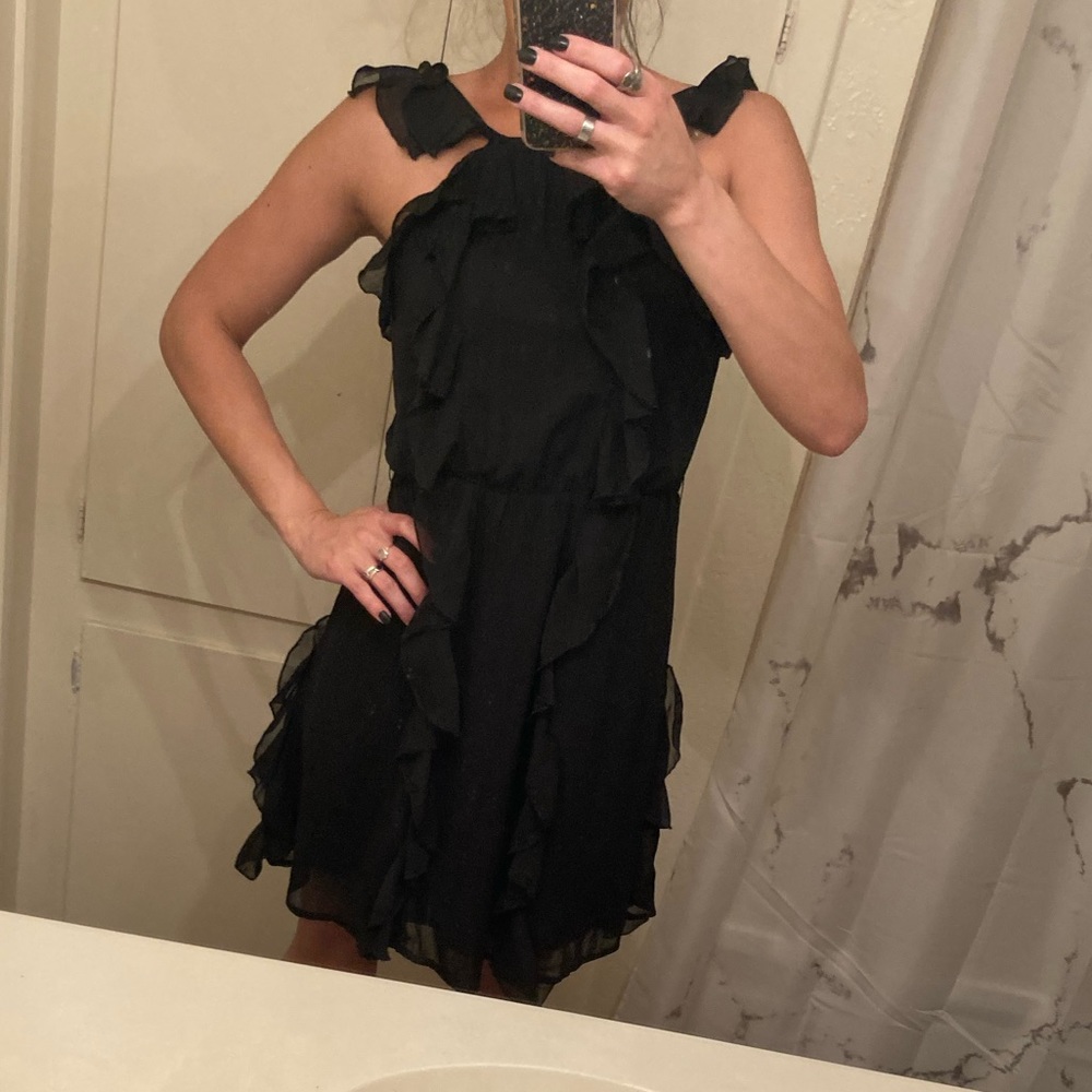 Fancy/casual women’s black summer dress